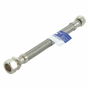 GRAINGER 48257 Water Connector, 5/8 Inch Heightose Inside Dia, 200 PSI, PVC, 304 Stainless Steel | CQ7YAX 419X88