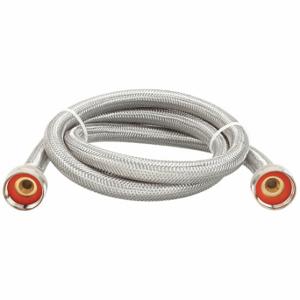 GRAINGER 48368 Water Connector, 3/8 Inch Heightose Inside Dia, 5 ft Hose Length, 200 psi, PVC | CQ7XWY 419X90
