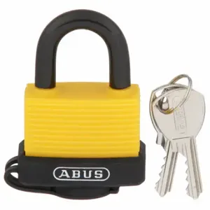 GRAINGER 48JR01 Padlock, 31/32 Inch Vertical Shackle Clearance, 7/8 Inch Horizontal Shackle Clearance | CQ2GNU