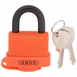 GRAINGER 48JR03 Padlock, 31/32 Inch Vertical Shackle Clearance, 7/8 Inch Horizontal | CQ2GNV