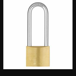 GRAINGER 48JR07 Padlock, 2 3/4 Inch Vertical Shackle Clearance, 1 1/2 Inch Height | CQ2GPC