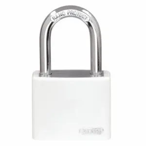 GRAINGER 48JR28 Lockout Padlock, Keyed Alike, Aluminum, Compact Body Body Size, Hardened Steel | CQ2KEZ