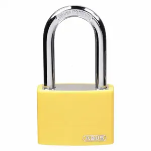 GRAINGER 48JR34 Lockout Padlock, Keyed Different, Aluminum, Compact Body Body Size, Hardened Steel | CQ2KHR