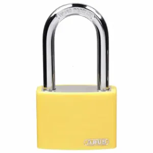 GRAINGER 48JR35 Lockout Padlock, Keyed Alike, Aluminum, Compact Body Body Size, Hardened Steel | CQ2KEK