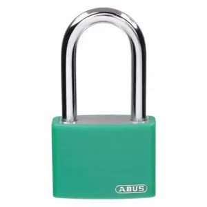 GRAINGER 48JR41 Lockout Padlock, Keyed Alike, Aluminum, Compact Body Body Size, Hardened Steel | CQ2KEX