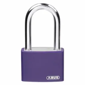 GRAINGER 48JR49 Lockout Padlock, Keyed Different, Aluminum, Compact Body Body Size, Hardened Steel | CQ2KJB