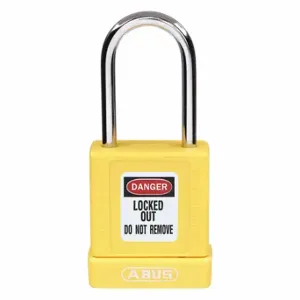 GRAINGER 48JR85 Lockout Padlock, Keyed Different, Aluminum, Compact Body Body Size, Hardened Steel | CQ2KHL