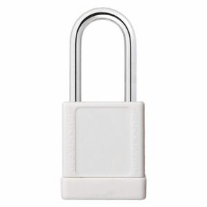 GRAINGER 48JT10 Lockout Padlock, Keyed Alike, Aluminum, Std Body Body Size, Hardened Steel, Std | CQ2KGF