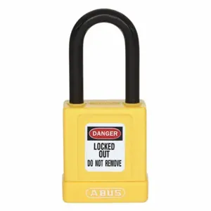 GRAINGER 48JT71 Lockout Padlock, Keyed Different, Aluminum, Std Body Body Size, Hardened Steel | CQ2KJV