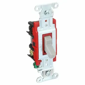 GRAINGER 4904BGRY Wall Switch, Toggle Switch, 4-Way, Gray, 20 A, Screw Terminals, Screw Terminals | CP9EFB 52HE76