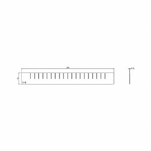 GRAINGER 493X11 Divider, For Drawers, 2-3/4 inch Height | CF2JRY