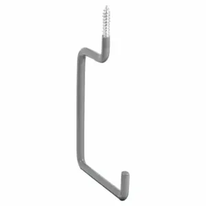 GRAINGER 49GV56 Ladder Hook, 1 Hooks, Steel, Vinyl, 20 lb Working Load Limit, 4 Inch Size Hook Ht | CQ2EVD