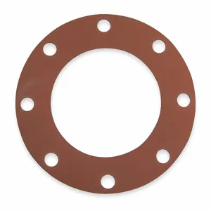 GRAINGER 4CYX4 Flange Gasket, 6 Inch Pipe Size, 11 Inch Outside Dia., Red | CJ2EWC