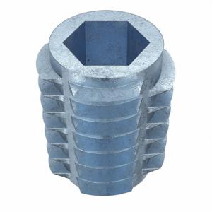 GRAINGER 4KXR2 Hex Drive Threaded Insert, M6-1Int Thrd Sz, 13 mm Overall Length, 11.506 mm Dia, Die Cast | CQ4LVF