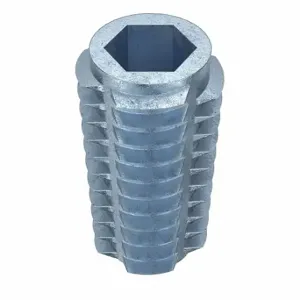 GRAINGER 4KXR3 Hex Drive Threaded Insert, M6-1Int Thrd Sz, 19 63/64 mm Overall Length, 11.506 mm Dia | CQ4LVJ