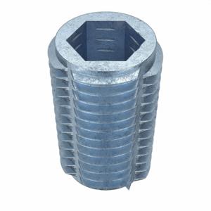 GRAINGER 4KXR4 Hex Drive Threaded Insert, #8-32 Int Thrd Sz, 25/64 Inch Overall Length, 0.272 Inch Dia | CQ4LUH