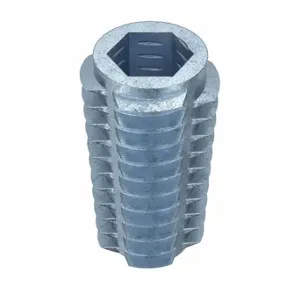 GRAINGER 4KXR8 Hex Drive Threaded Insert, 1/4 20 Int Thrd Sz, 51/64 Inch Overall Length | CQ4LUN