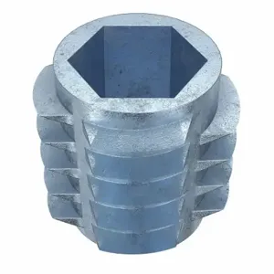 GRAINGER 4KXR9 Hex Drive Threaded Insert, M8-1.25 Int Thrd Sz, 13 mm Overall Length, 14.3 mm Dia | CQ4LVL