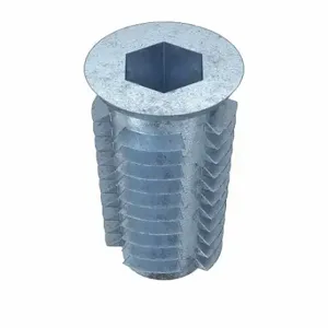 GRAINGER 4KXT5 Hex Drive Threaded Insert, M6-1Int Thrd Sz, 19 63/64 mm Overall Length, 11.913 mm Dia | CQ4LWY