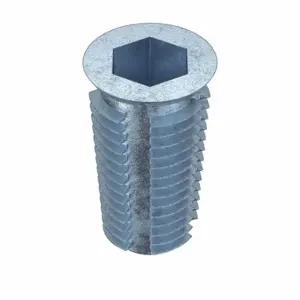 GRAINGER 4KXU9 Hex Drive Threaded Insert, 5/16 18 Int Thrd Sz, 63/64 Inch Overall Length | CQ4LVC