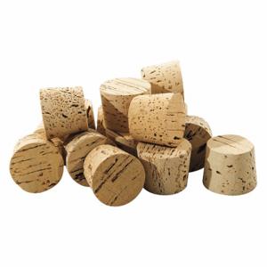 GRAINGER 4NMD6 Natural Tapered Cork, 22 Trade Size, 1 15/32 Inch Bottom End Dia, 40 PK | CQ7FUP