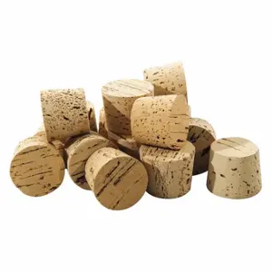 GRAINGER 4NME1 Natural Tapered Cork, 30 Trade Size, 1 31/32 Inch Bottom End Dia, 5 PK | CQ7FUV