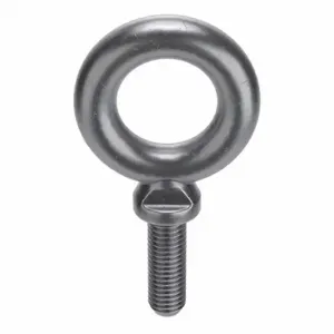 GRAINGER 4XLJ2 Machinery Eye Bolt, With Shoulder, Steel, Plain, 1/4 Inch-20 Thread Size | CP9HDX