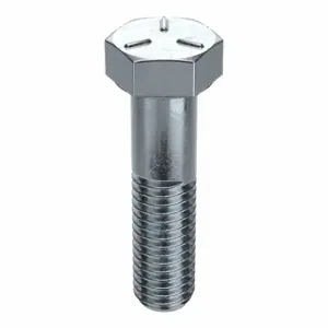 GRAINGER 4XLP1 Hex Head Cap Screw, Steel, Grade 5, Zinc Plated, 9/16 12, Coarse, 1 1/2 Inch Length | CQ6XQQ