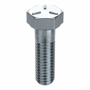 GRAINGER 4XLR6 Hex Head Cap Screw, Steel, Grade 5, Zinc Plated, 7/16 14, Coarse, 1 1/4 Inch Length | CQ6XJY