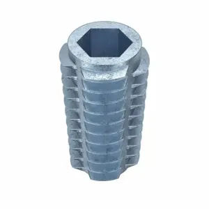 GRAINGER 4ZU74 Hex Drive Threaded Insert, M6-1Int Thrd Sz, 19 63/64 mm Overall Length, 11.506 mm Dia | CQ4LVH