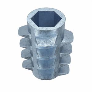 GRAINGER 4ZU76 Hex Drive Threaded Insert, #10-24 Int Thrd Sz, 33/64 Inch Overall Length, 0.429 Inch Dia | CQ4LTT