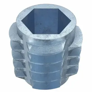 GRAINGER 4ZU80 Hex Drive Threaded Insert, M8-1.25 Int Thrd Sz, 13 mm Overall Length, 14.3 mm Dia | CQ4LVK