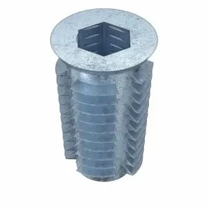 GRAINGER 4ZU96 Hex Drive Threaded Insert, 1/4 20 Int Thrd Sz, 51/64 Inch Overall Length | CQ4LUQ