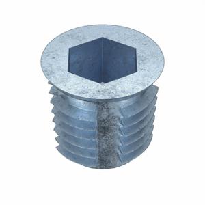 GRAINGER 4ZY10 Hex Drive Threaded Insert, M8-1.25 Int Thrd Sz, 13 mm Overall Length, 14.402 mm Dia | CQ4LVN