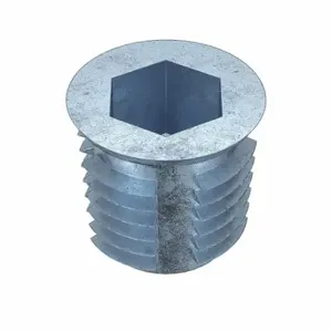 GRAINGER 4ZY10 Hex Drive Threaded Insert, M8-1.25 Int Thrd Sz, 13 mm Overall Length, 14.402 mm Dia | CQ4LVN