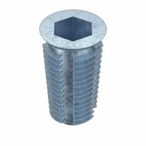 GRAINGER 4ZY15 Hex Drive Threaded Insert, 5/16 18 Int Thrd Sz, 63/64 Inch Overall Length | CQ4LVA