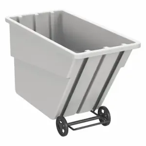 GRAINGER 5/8 UT WHITE General Purpose Plastic Tilt Truck, 16 cu ft Cubic Foot Capacity, White, Raised | CQ7KRZ 8V527