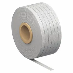 GRAINGER 52CC65 Plastic Strapping, 1830 Lb Break Strength, 1320 Ft Overall Length, White, Woven | CQ3RGN