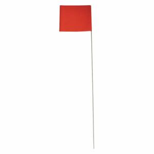 GRAINGER 52WP77 Tractor Flag, Vehicle Flag, 5/16 Inch x 6 ft Fiberglass Pole | CQ7RCT