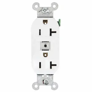 GRAINGER 5362BW Receptacle, Duplex, 5-20R, 20 A, 125V AC, White, 2 Poles, Screw Terminals | CP8XWR 52HC72