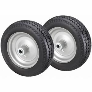 GRAINGER 53CM54 Flat-Free Polyurethane Foam Wheel, 4 Inch Wheel Dia, 2 Inch Wheel Width, 200 lb | CQ3RCP