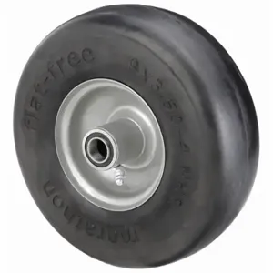 GRAINGER 53CM56 Flat-Free Polyurethane Foam Wheel, 9 3/8 Inch Wheel Dia, 1 1/2 Inch Wheel Width, 225 lb | CQ3RCZ