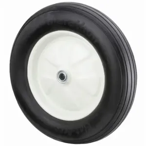 GRAINGER 53CM67 Flat-Free Polyurethane Foam Wheel, 15 1/2 Inch Wheel Dia, 4 Inch Wheel Width, 375 lb | CQ3RCL