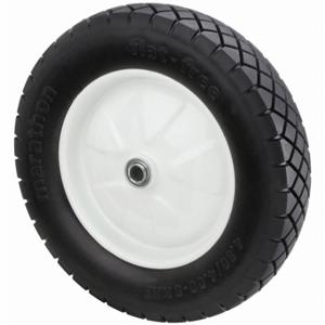GRAINGER 53CM71 Flat-Free Polyurethane Foam Wheel, 15 1/2 Inch Wheel Dia, 4 Inch Wheel Width, 375 lb | CQ3RCJ