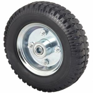 GRAINGER 53CM76 Flat-Free Solid Rubber Wheel, 8 Inch Wheel Dia, 2 Inch Wheel Width, 300 lb | CQ3RDM