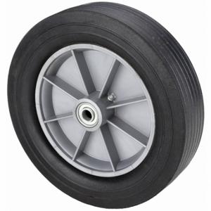 GRAINGER 53CM92 Flat-Free Solid Rubber Wheel, 11 7/8 Inch Wheel Dia, 2 7/8 Inch Wheel Width, 550 lb | CQ3RDF