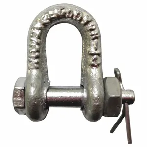 GRAINGER 55ER73 Chain Shackle, Carbon Steel Body Material, Alloy Steel Pin, 1/4 Inch Body Size | CF2NAT