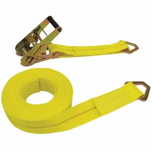 GRAINGER 55ET66 Tie Down Strap, 27 Feet Length x 2 Inch Width, 1,600 Lbs Load Limit | CE9DNV