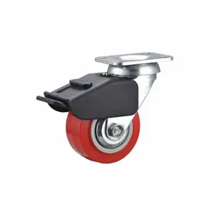 GRAINGER 55KJ65 Debris-Resistant Standard Plate Caster, 4 Inch Dia, Swivel, 1 Wheels | CQ6XZA