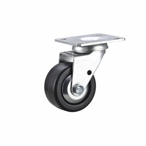 GRAINGER 55KJ66 Debris-Resistant Standard Plate Caster, 4 Inch Dia, Swivel Caster | CQ6YLF